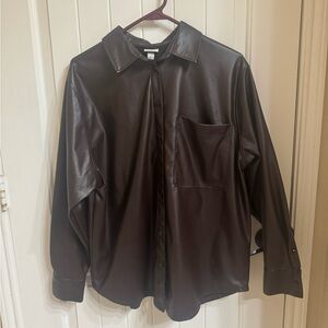 DARK BROWN | BUTTON DOWN | WORN